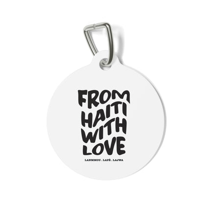 From Haiti With Love Limited Heritage Tee Pet Tag Nostalgic Diaspora Edition