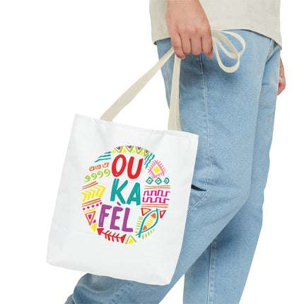 Ou Ka Fè’l Limited Edition Creole Motivation Tote Inspirational Haitian Design - CreoleSizzle