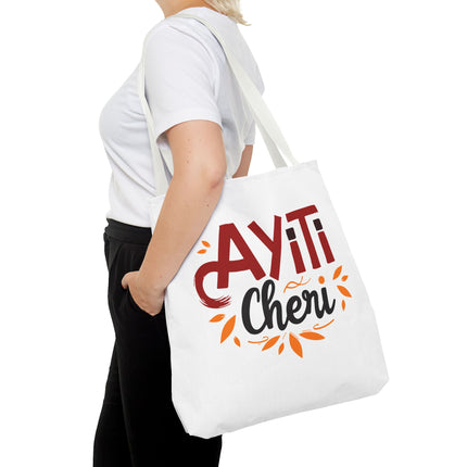 Ayiti Chéri Limited Edition Heritage Tote Bag Sweet Haiti Design - CreoleSizzle
