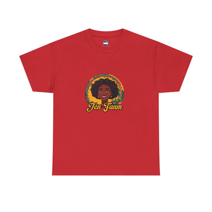 Jèn Fanm Haitian T-Shirt – Bold, Beautiful, and Unapologetically You Inspirational Unisex Heavy Cotton Tee with Haitian Design - CreoleSizzle