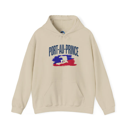 Port-Au-Prince Hoodie – Haitian Capital Tribute Unisex Sweatshirt – Cultural Pride - CreoleSizzle