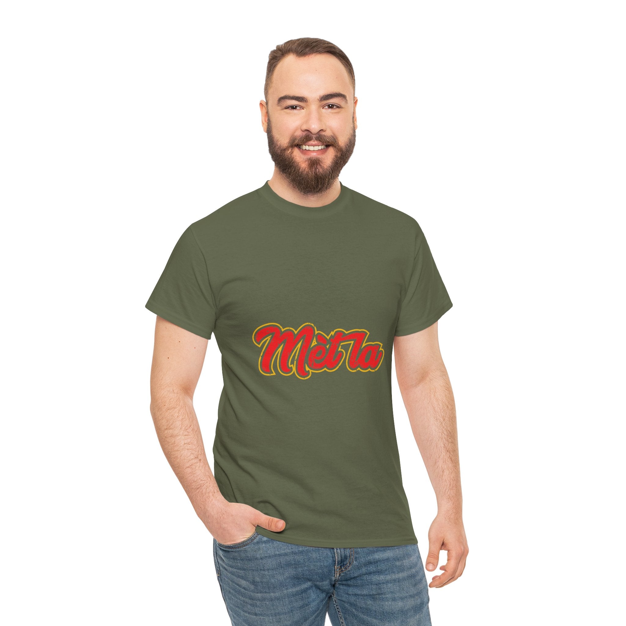 Exclusive Mèt La T-Shirt Representing Strength and Leadership in Haitian Unity Cultural Pride Apparel Unisex Cotton Comfort Fit Express Delivery available