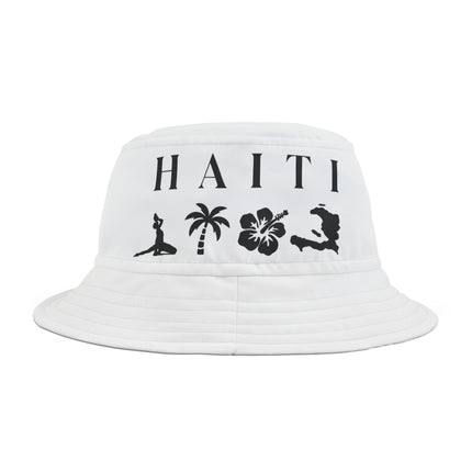 HAITI Island Spirit Icons Exclusive Minimalist Bucket Hat for Cultural Pride And Tropical Vibes
