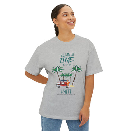 Haiti T-Shirt Caribbean Vibes Series Unisex Premium Crewneck T-Shirt
