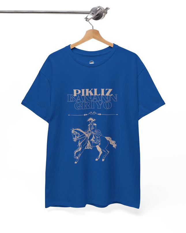 Pikliz Banann Griyo T-Shirt – Haitian Cuisine Inspired Tee – Unisex Cultural Graphic Shirt - CreoleSizzle