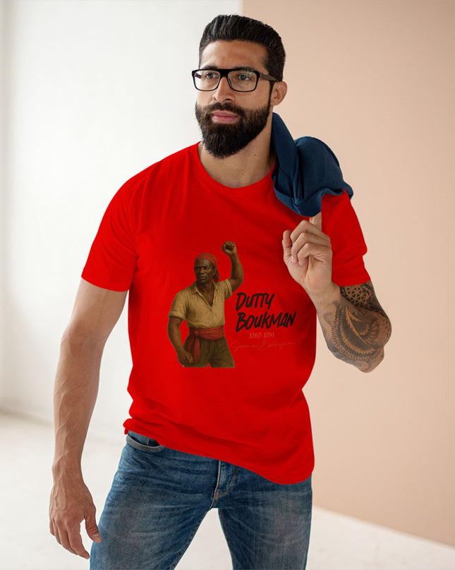 Dutty Boukman Revolution Sweatshirt | Voodoo Warrior Graphic, Unisex Bold Heritage Streetwear, Dutty Boukman Graphic Tee