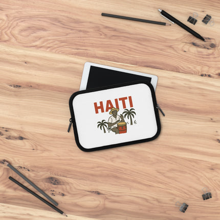 Haiti Roots and Palms Agricultural Heritage Laptop Sleeve Land Legacy Series - CreoleSizzle