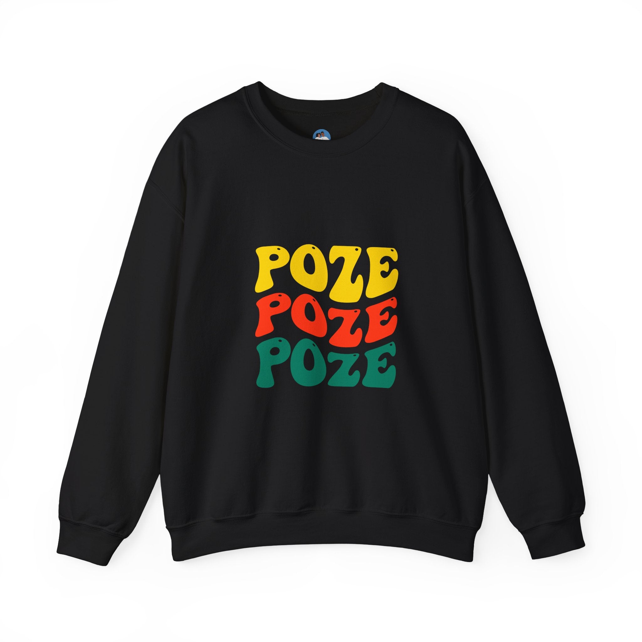 Relaxed Fit Poze Poze Poze Sweatshirt Embrace the Chill with Haitian Cultural Flair