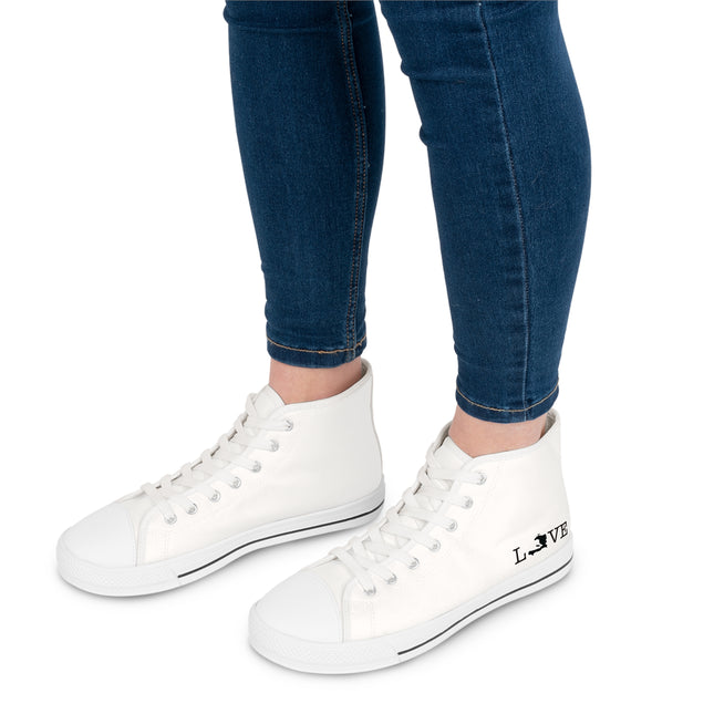LOVE Ayiti Heritage Womens High Top Sneakers Limited Island Edition