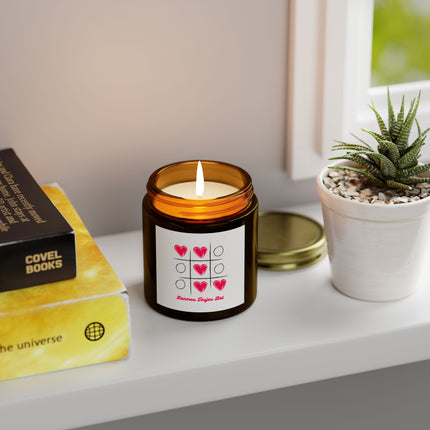 Love Candle Lanmou Toujou Bat Haitian-Inspired Romantic Gift Scented Candles, Coconut Apricot Wax (4oz, 9oz) - CreoleSizzle