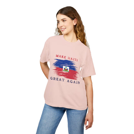 Make Haiti Great Again T-Shirt – Haitian Pride | Bold Statement Apparel Durable and Stylish Unisex Urban Heavy Tee - CreoleSizzle