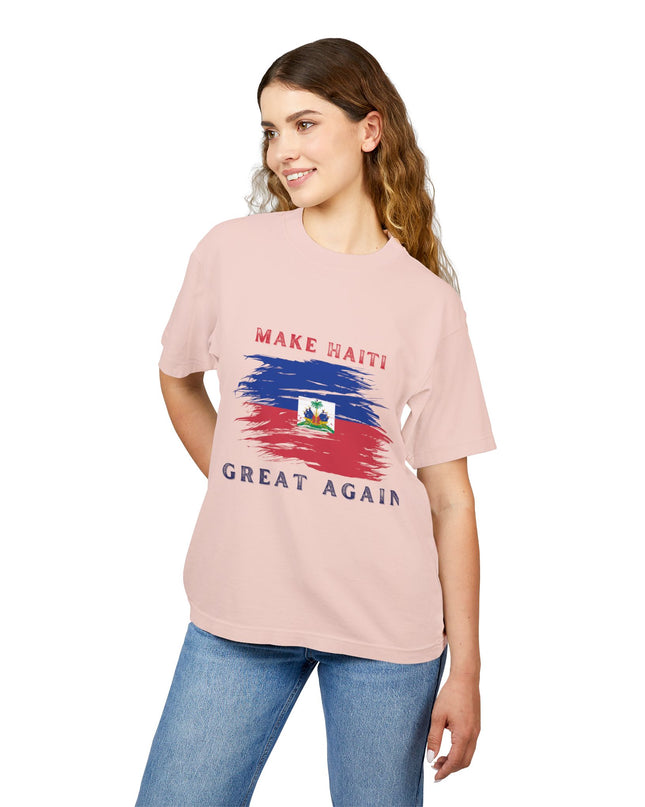 Make Haiti Great Again T-Shirt – Haitian Pride | Bold Statement Apparel Durable and Stylish Unisex Urban Heavy Tee - CreoleSizzle