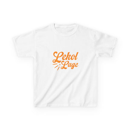 Kids Haitian Heritage Tee Lekol Lage Graphic ShirtKids Heavy Cotton™ Tee - CreoleSizzle