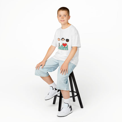 Kids "I Love Haiti" T-Shirt - Fun Haitian Pride Tee for Everyday Wear - Ethically Made Children’s Cotton Shirt - CreoleSizzle