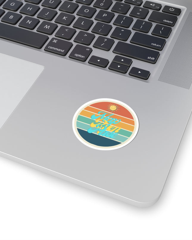 Map Byen Pase Vinyl Sticker – Haitian Inspired Retro Design – Durable Glossy Décor Sticker - CreoleSizzle