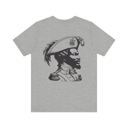 The Commander’s Gaze Regal Tribute T-Shirt Haitian Freedom Series Unisex Jersey Tee, Black History Month