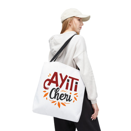 Ayiti Chéri Limited Edition Heritage Tote Bag Sweet Haiti Design - CreoleSizzle