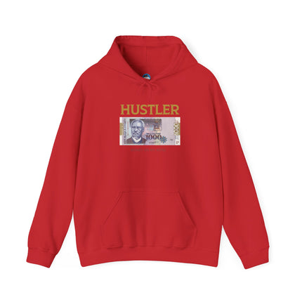 Hustler Spirit Hoodie Haitian 1000 Goud Graphic Unisex Streetwear Motivational Heavy Blend Sweatshirt