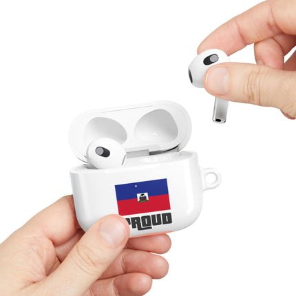 Haitian Flag Proud GTA-Inspired Streetwear AirPods Case Bold Modern Heritage Edition