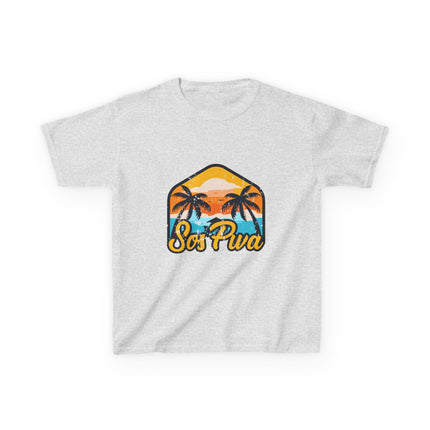 Sos Pwa Kids T-Shirt Celebrate Haitian Cuisine and Culture with Fun and Style ShirtKids Heavy Cotton™ Tee - CreoleSizzle