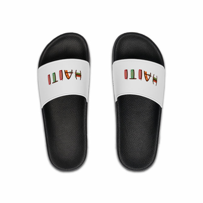 Haiti in Color Heritage Art Slides Limited Cultural Edition Sandals