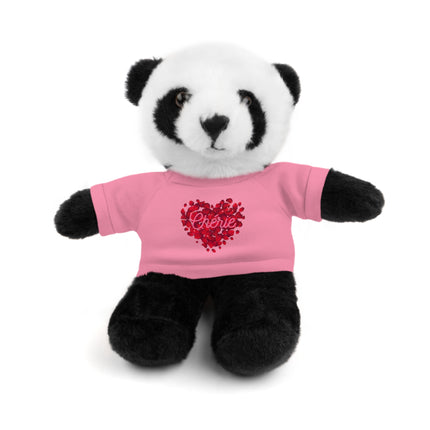 Chérie Romantic Teddy Bear Valentine’s Day Plush Gift with Haitian Flair - CreoleSizzle