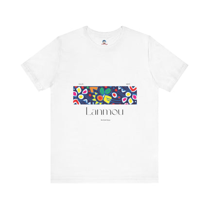 Lanmou Haitian Love T-Shirt Haitian Romance Series Unisex Premium Crewneck Vibrant Graphic Tee for Trendsetters