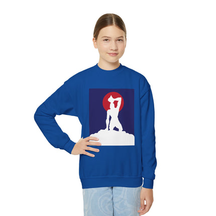 The Rising Sun Neg Mawon Youth Sweatshirt Haitian Resistance Series Youth Premium Crewneck