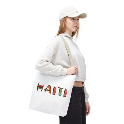 Haiti Art Limited Edition Heritage Tote Bag African Roots Design - CreoleSizzle
