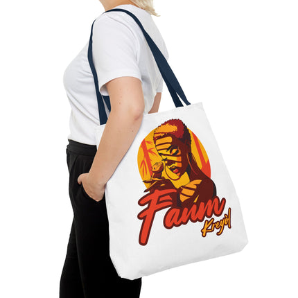 Fanm Kreyòl Limited Edition Heritage Tote Creole Woman Empowerment Design - CreoleSizzle