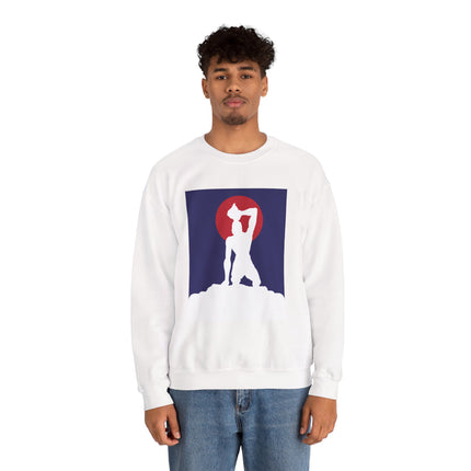 Neg Mawon Rising Haitian Freedom Silhouette Sweatshirt Ancestral Strength Series  Inspirational Unisex Crewneck Sweatshirt