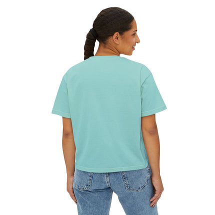 Haiti Chéri Mwen Renmenw Women’s Heritage Boxy Tee Cultural Love Note Design Caribbean Pride Collection, Travel T-Shirt