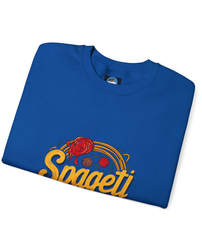 Cozy Spageti Sweatshirt Celebrate Haitian Culinary Heritage with Style and Premium Comfort - CreoleSizzle