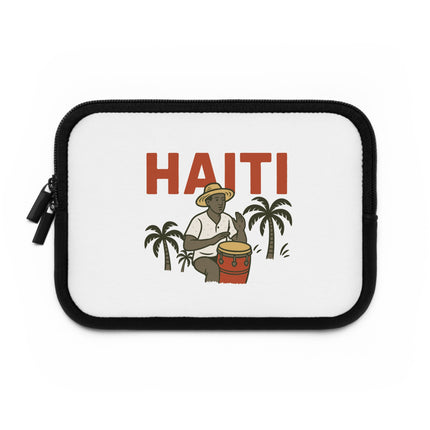 Haiti Roots and Palms Agricultural Heritage Laptop Sleeve Land Legacy Series - CreoleSizzle