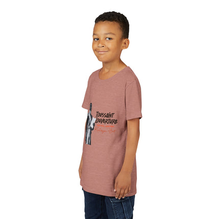 Toussaint Louverture Youth T-Shirt Haitian History Kids Tee Black History Month Cultural Apparel Youth Short Sleeve Tee