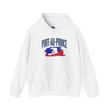 Port-Au-Prince Hoodie – Haitian Capital Tribute Unisex Sweatshirt – Cultural Pride - CreoleSizzle