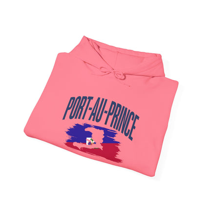 Port-Au-Prince Hoodie – Haitian Capital Tribute Unisex Sweatshirt – Cultural Pride - CreoleSizzle