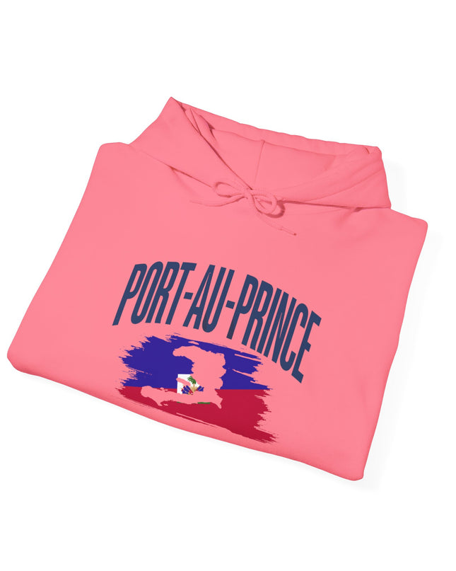 Port-Au-Prince Hoodie – Haitian Capital Tribute Unisex Sweatshirt – Cultural Pride - CreoleSizzle