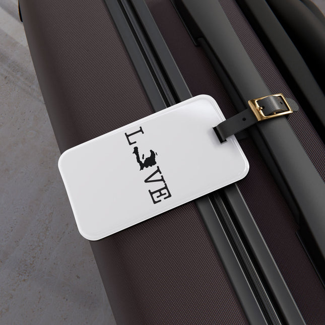 LOVE Haiti Limited Heritage Edition Luggage Tag Minimal Island Design