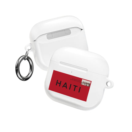 Haiti Postage Stamp Modern Diaspora Tribute AirPods Case Cultural Connection Series