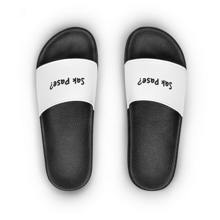 Sak Pasè Heritage Womens Slide Sandals Limited Creole Greeting Edition