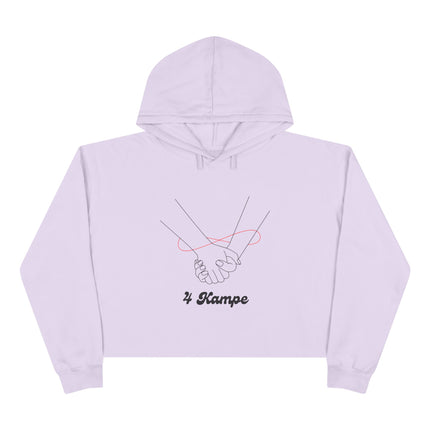 4 Kampe Crop Hoodie Stylish Haitian Unity Design Soft Fleece Comfort Crop Hoodie - CreoleSizzle