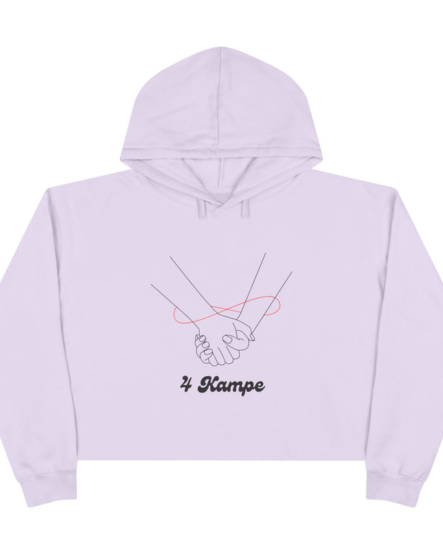 4 Kampe Crop Hoodie Stylish Haitian Unity Design Soft Fleece Comfort Crop Hoodie - CreoleSizzle