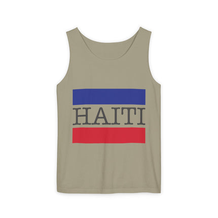 Haiti Pride Tank Top Flag Emblem Heritage Shirt Unisex Summer Streetwear Everyday Haiti Collection
