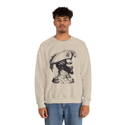 The Strategist’s Profile – Revolutionary Legacy Sweatshirt | Haitian Freedom Series | Unisex Premium Crewneck - CreoleSizzle