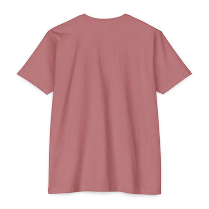 The Dual Heritage Tee Marron & Cathedral Reflection Haitian Identity Series Unisex CVC Jersey T-Shirt