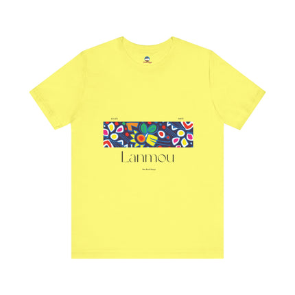 Lanmou Haitian Love T-Shirt Haitian Romance Series Unisex Premium Crewneck Vibrant Graphic Tee for Trendsetters