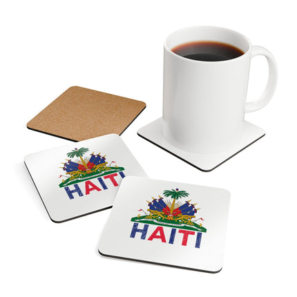 First Ayiti A Child's Pride Coaster Set Kreyòl Heritage Crayon Art Coasters