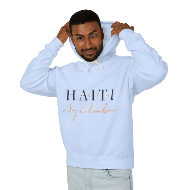 1804 Haiti Heritage Hoodie Unisex Lightweight Sweatshirt Freedom & Culture Apparel Unique Souvenir