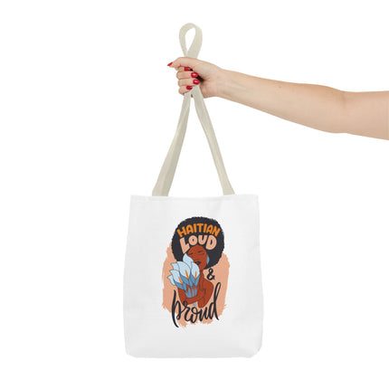 Haitian Loud & Proud Premium Cultural Tote Bags Limited Artist Edition - CreoleSizzle